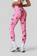 Women's Sports High Waist Tie-Dyed Side Pocket Yoga Leggings
