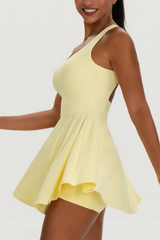 Women's Outdoor Tennis Dress And Shorts Two-Piece Sets