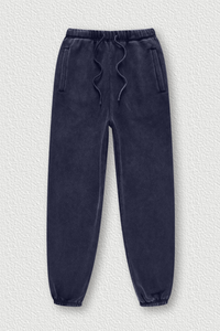 Vintage Washed Fleece Joggers - Unisex Winter Streetwear Pants