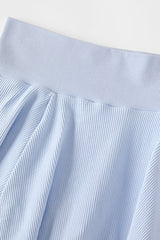 Women's Summer Tennis Set:Polo Tank Top And Skirt