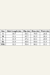 Women's Athletic High-waisted A-line Slim Skirt