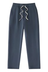 Unisex Drawstring Straight Leg Casual Sweatpants