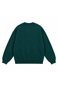 Women's Fall Fleece‑Lined Drop Shoulder Oversized Pullover
