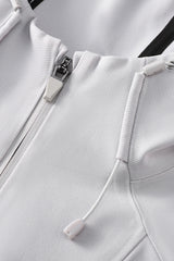 Men Hooded Cold-Resistant Quick-Dry Outdoor Training Running Jacket