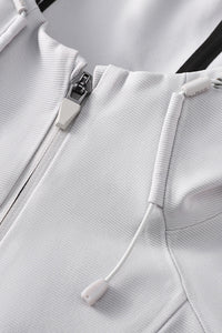 Men Hooded Cold-Resistant Quick-Dry Outdoor Training Running Jacket
