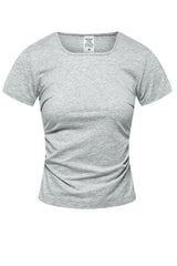 Women's Square Neck Short Sleeve T-Shirt
