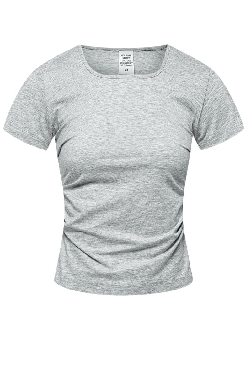 Women's Square Neck Short Sleeve T-Shirt