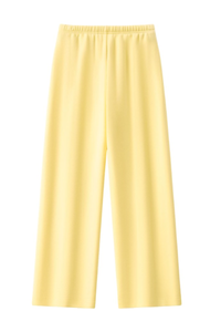 Unisex Fall Drawstring Side Pocket Wide Leg Sweatpants
