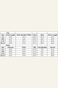 Women's Two Piece Set:Cropped Long Sleee T-shirt & Leggings