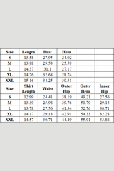 Women's Set Color Block - Racerback High Support Bra Skirt