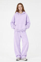 Women's  Fall Fleece Hoodie & Wide Leg Sweatpants Casual Set