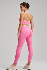 Sports bra, yoga pants, and set