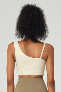 Women's Asymmetrical One-Shoulder Sports Bra