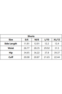 Women's Vintage Striped High Waist Athletic Yoga Shorts