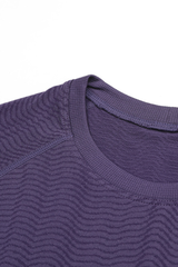 Men's Athletic Seamless Jacquard Long Sleeve T-shirt