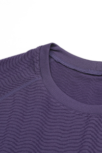 Men's Athletic Seamless Jacquard Long Sleeve T-shirt