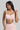 Women's Adjustable Strap Padded Seam Detail Sports Yoga Bra