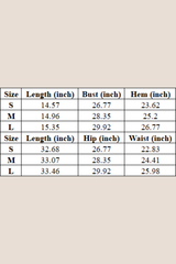 Women's Sport Set:Cropped Tank Top And High Waist Leggings