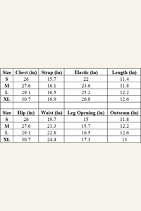 Women's Set: Y-shaped Back Tank Top & Color Block Shorts