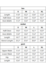 Women's Seamless Bra&Stand Collar Jacket &Shorts 3 Piece Set