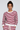 Women's Loungewear Winter Stripe Color Block Sweatshirt