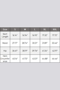 Women's Summer High-Waisted A-Line Slit Hem Athletic Skirt