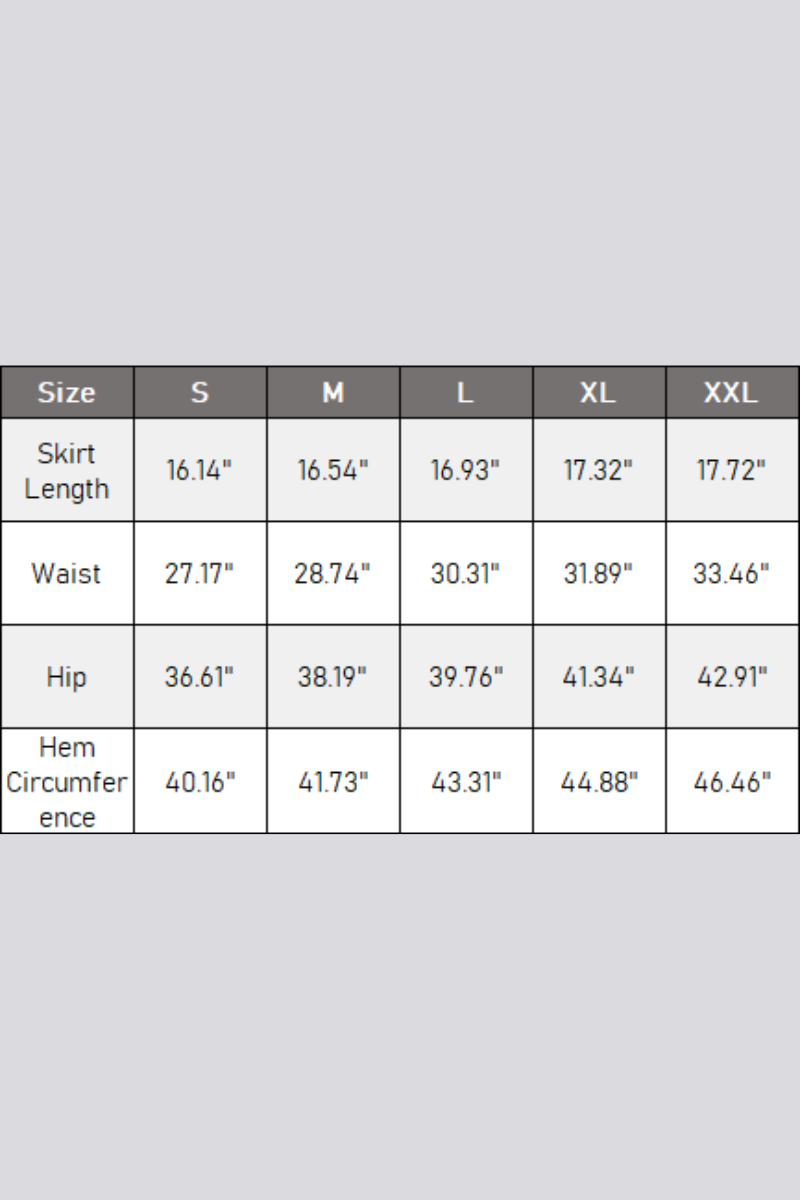 Women's Summer High-Waisted A-Line Slit Hem Athletic Skirt