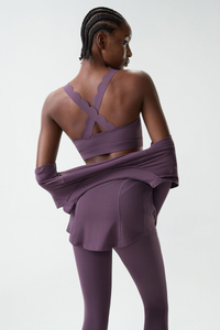 Women's 3-Piece Activewear Set: Jacket + Sports Bra + Leggings