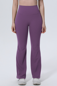 Women's Athletic High Waist And Hip Tight Yoga Flared Pants