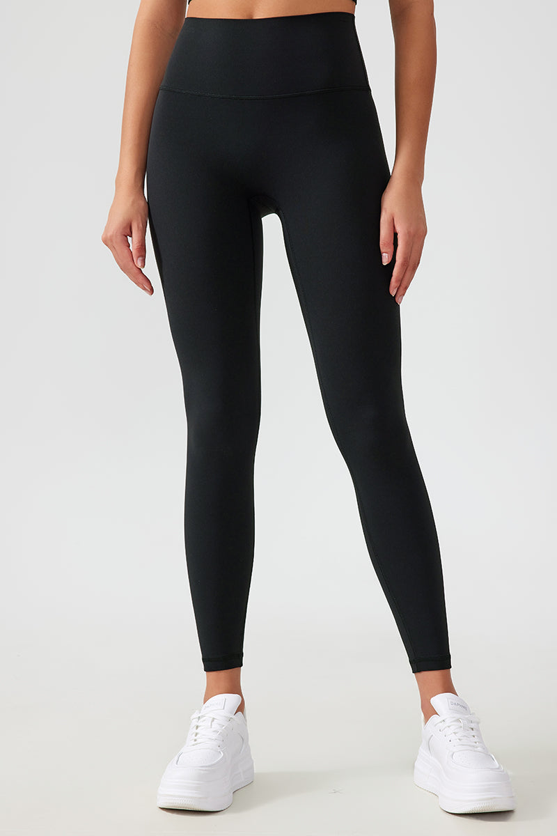 Women Free Size Nude Hip Lifting Shaping Fitness 9/10 Yoga Pants