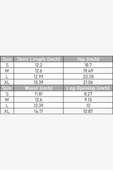 Women's Color-block Tie-waist Anti-exposure Sports Skirt