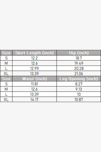 Women's Color-block Tie-waist Anti-exposure Sports Skirt