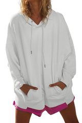 Hooded, relaxed-fit casual sweatshirt