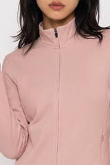 Women's Fall Half-High Neck Finger Cuffs Slim Fit Jackets