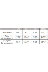 Women's V High Waist Naked Feel Pleated Sports Mini Skirt