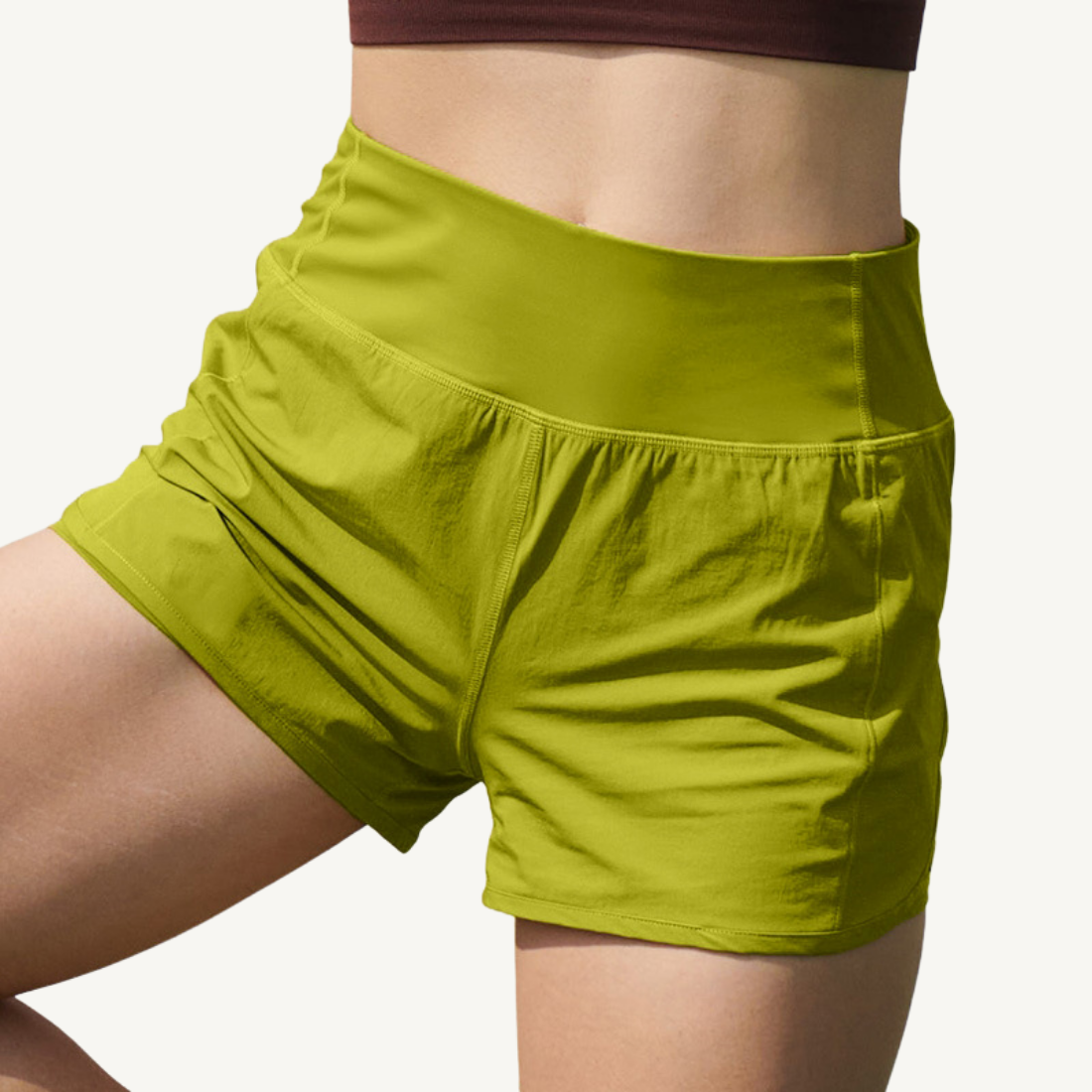 Women's Summer Back Pocket Quick-Dry Athletic Shorts