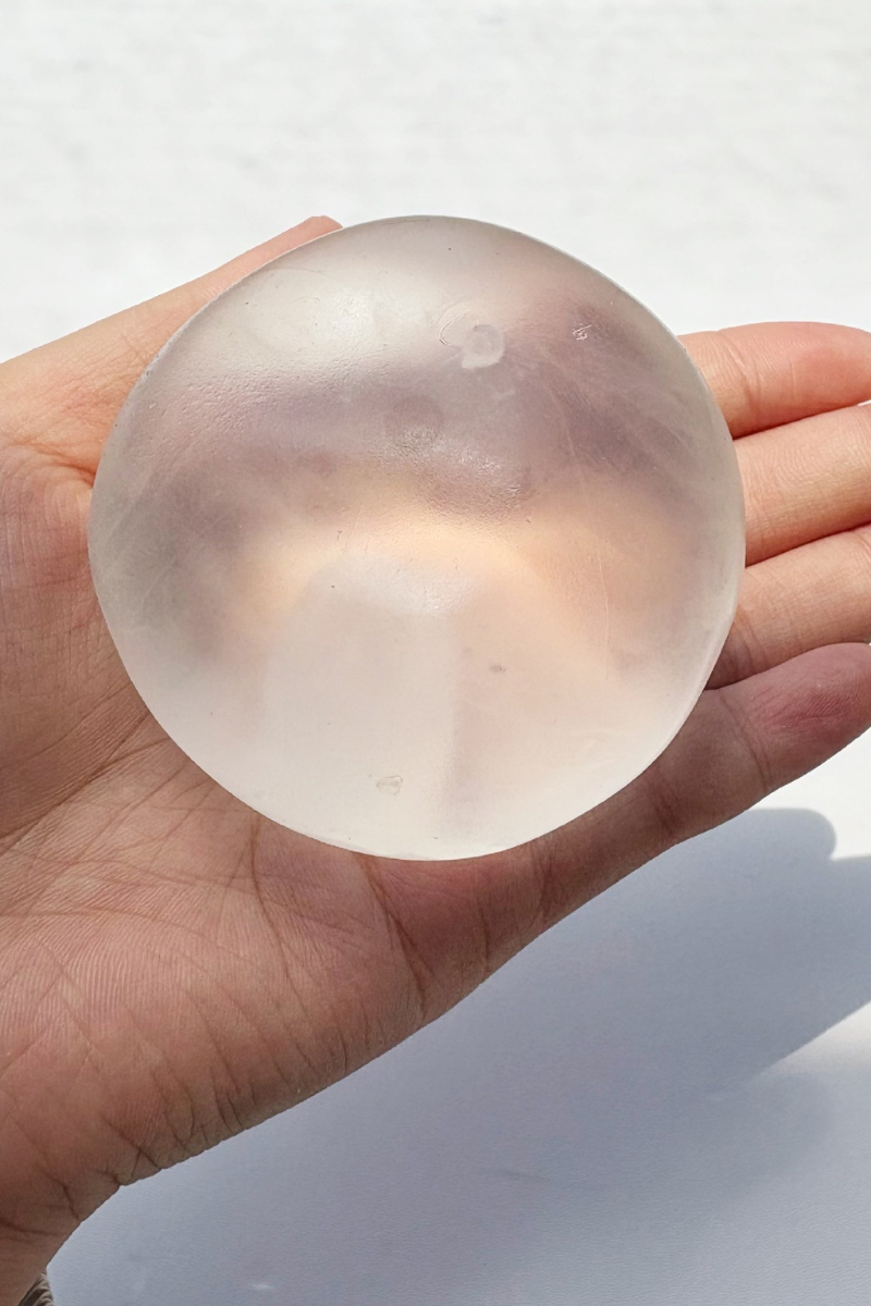 2.36in Sensory Fidget Toy Clear Vaseline Squishy Ball