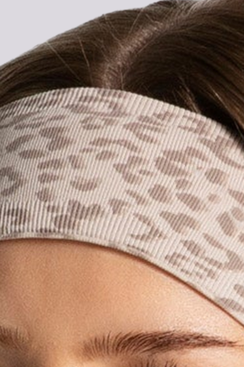 Women's Seamless Leopard-Print High Stretch Headband