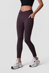 Women's Athletic Side Pocket V-waist Yoga Leggings