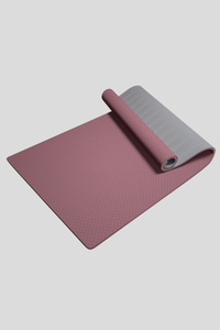 Unisex TPE Non Slip Shock Proof Yoga Mat - Multicolor