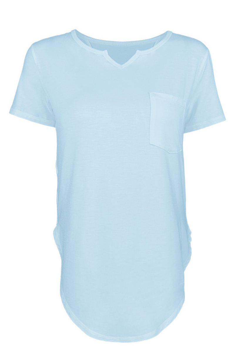 Mulberry silk short-sleeved T-shirt