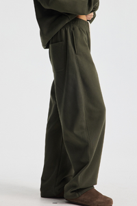 Insulated curved-blade long pants