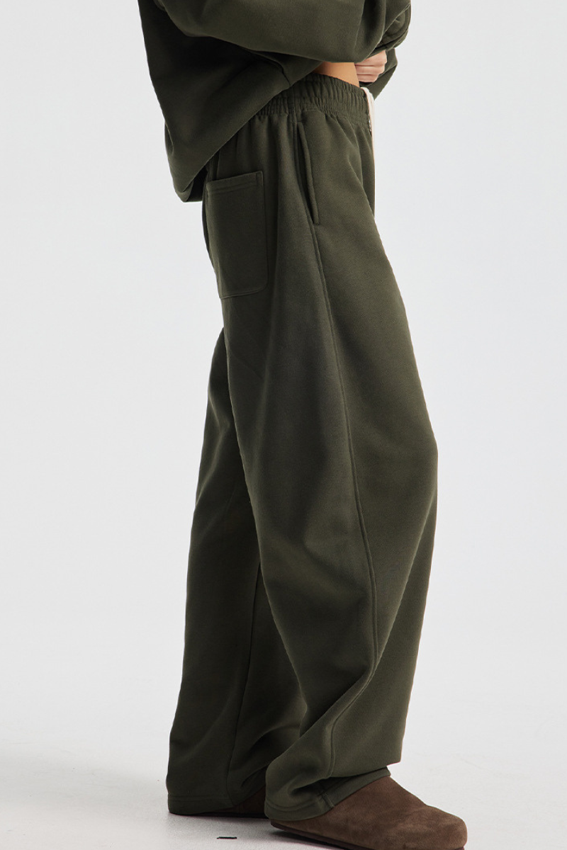 Insulated curved-blade long pants