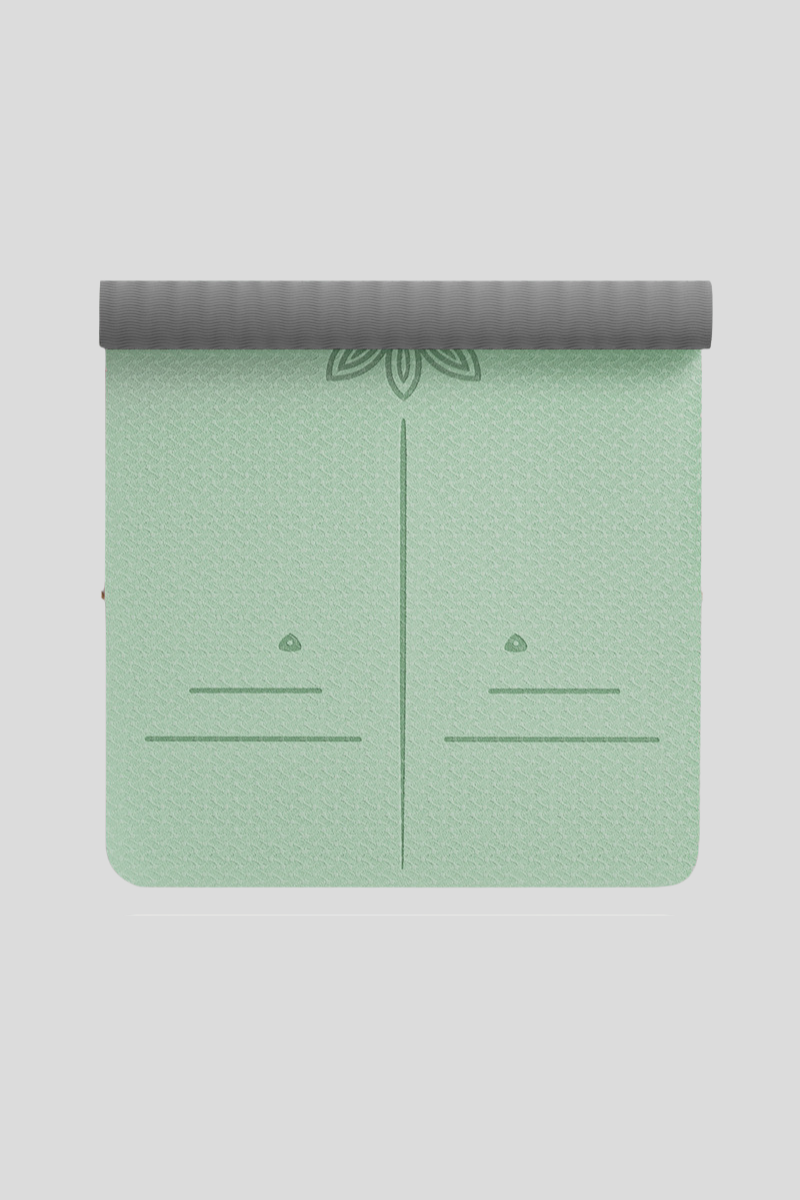 Women's TPE Non Slip Alignment Yoga Mat Strap - Multicolor