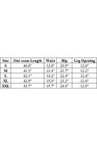 Distressed, worn-out straight-leg pants