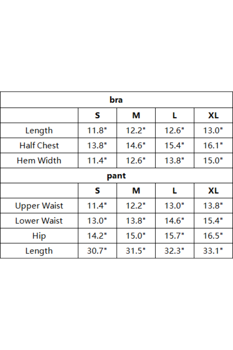 Women's Seamless Triangle Cup Bra&No Front Seam Legings Set