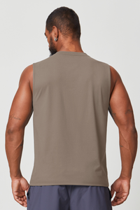 Men's Sleeveless Solid Color Breathable Running Athleisure Tank Top