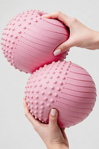 9.8" Textured Spiky Massage Yoga Fitness Ball