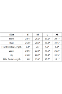 Women's Bare Feel Cross Back Bra & Side Pocket Shorts Set