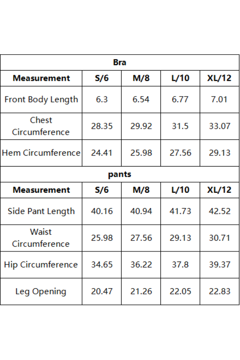 Women's Fall Vintage Fake Two Piece Bra & Yoga Pants Set